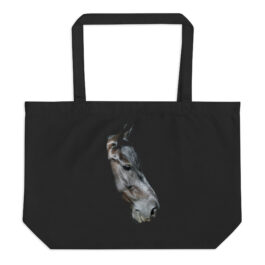 Grand sac Les chevaux d&rsquo;Akita (coton bio)